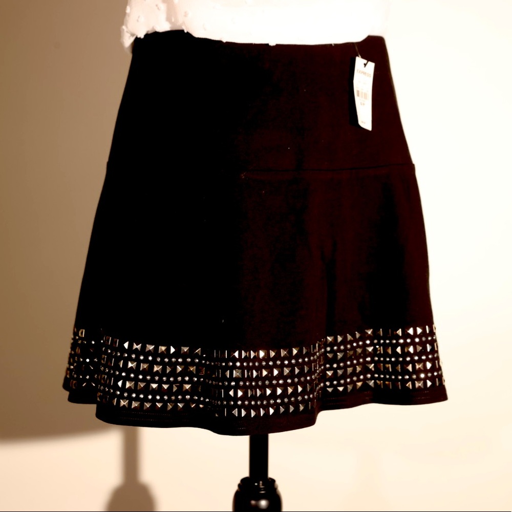 Express Studded Mini Skirt